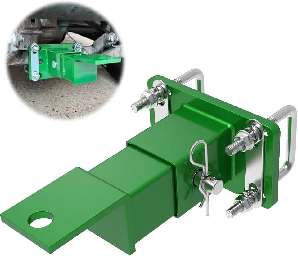 ForoGore Lawn Mower Rear Hitch Receiver Adapter for John Deere Z-Trak Zero Turn Mowers Z224 Z225 Z245 Z425 Z445 Z910 Z920 Z925 Z950 Z960 – 2" Receiver Heavy Duty Steel