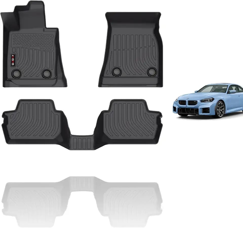 KELCSEECS® Floor Mats for 2022 2023 2024 2025 2026 BMW 230i & 220i & M240i/2023-2026 BMW M2 (G87) All Weather Floor Liner Car Mat 230i 220i M240i M2 (G87) Floor Mats Accessories
