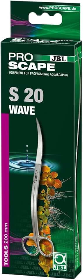 JBL ProScape Tool S wave 61546 Wellenschere für die Pflanzenpflege in Aquarien, wave (20 cm)