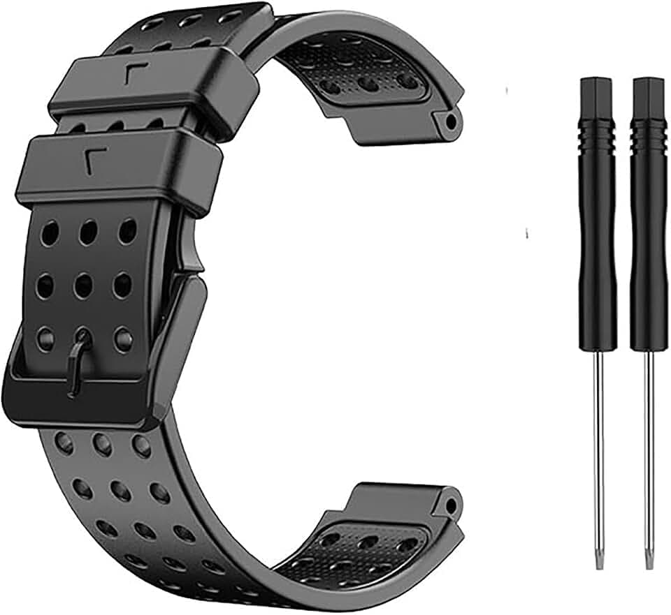 Ersatz-Uhrenarmband aus Silikon für Garmin Approach S20 Uhrenarmbänder mit Werkzeugsets
