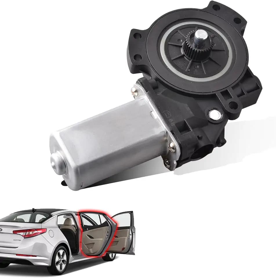 Window Motor Rear Right Side Compatible for Kia Optima 2011-15 Rear Passenger Window Motor Without Auto Up Down