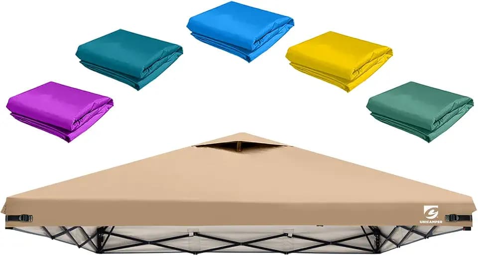 10x10 Pop Up Canopy Replacement Top Cover with Air Vent(Frame NOT INCUDE)