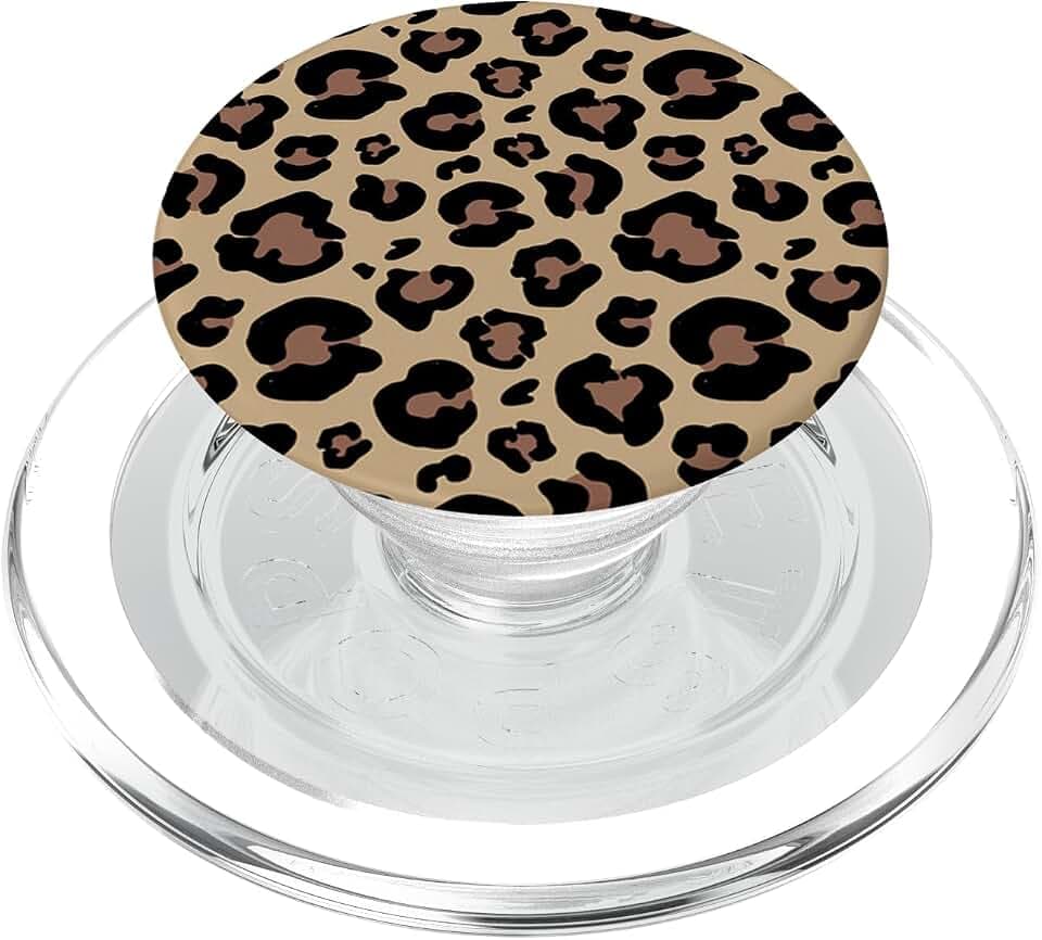 Leopardenmuster PopSockets PopGrip für MagSafe
