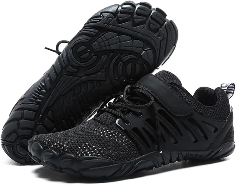 MIFAWA Barefoot Shoes Men Wide Toe Box Zero Drop Water Shoes Men for Gym Workout Minimalist Weightlifting Cross-Trainer Running Hike Grounded Footwear