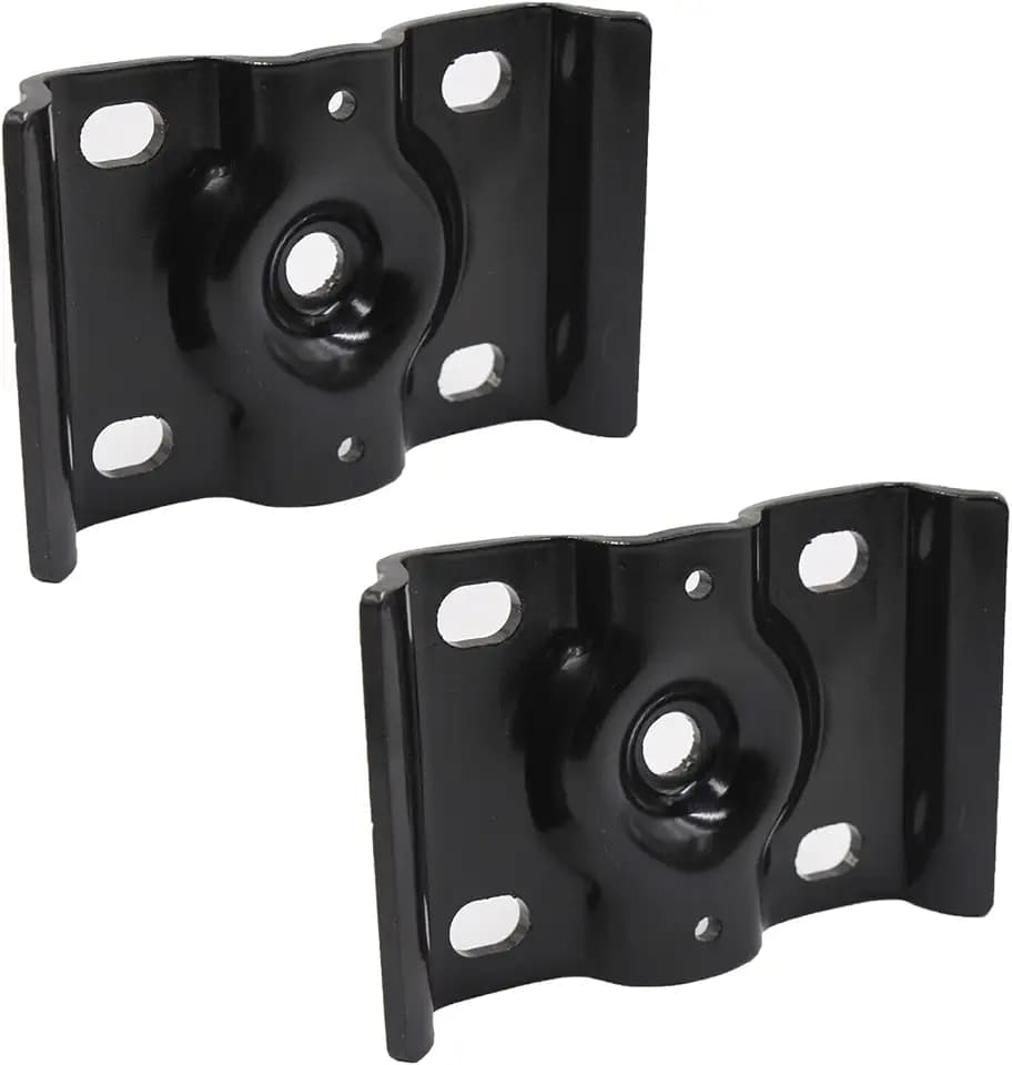 Pair Rear Axle Spring U Bolt Plate Bracket Compatible with 99-10 Ford F-250 F-350 Super Duty