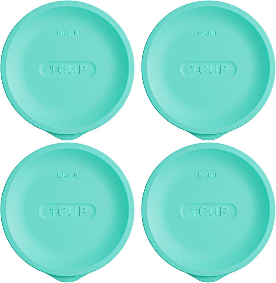 Replacement Lids for Pyrex 7202-PC 1 Cup Silicone Storage Cover Airtight