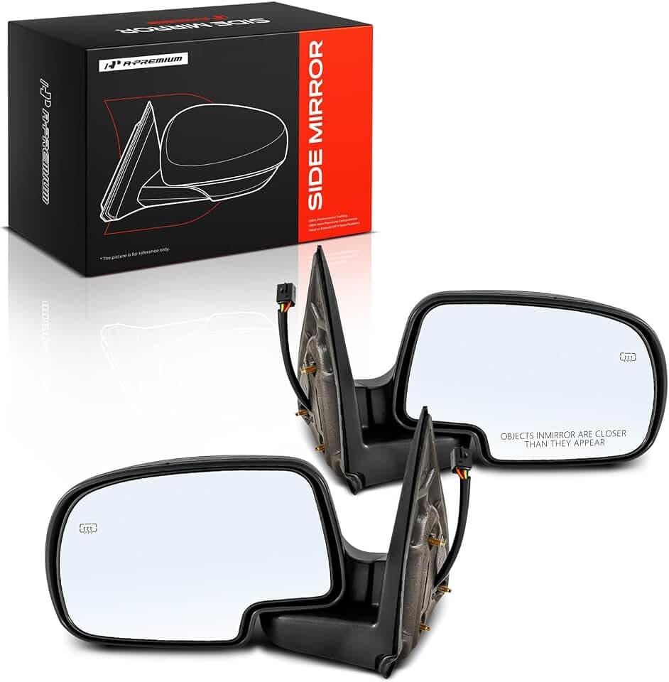 A-Premium Pair (2) Driver and Passenger Side Power Door Mirror