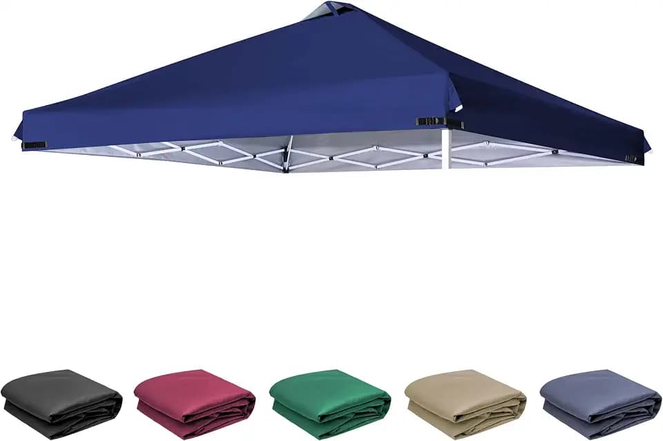 SCOCANOPY Replacement Top with Air Vent for 12x12 Canopy Frame, Canopy Cover ONLY, (Navy Blue)