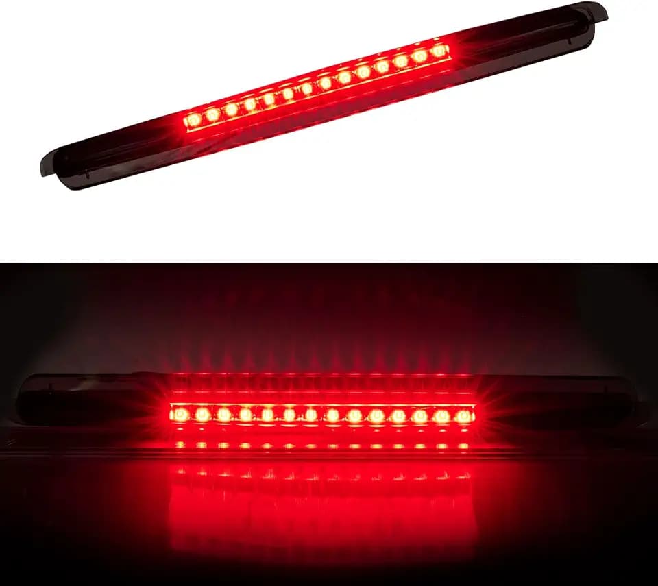 Third 3rd Brake Light LED for 2005-2010 Scion tC, High Mount Rear Brake Lights Assembly for 05-10 Scion tC, Waterproof Center Cab Lamp Stop Light (Black)