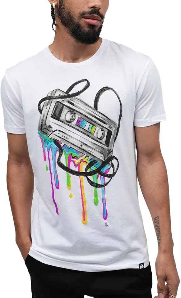 Graphic Tees for Men Cool Art Short Sleeve T-Shirts Soft Slim Fit S-4XL