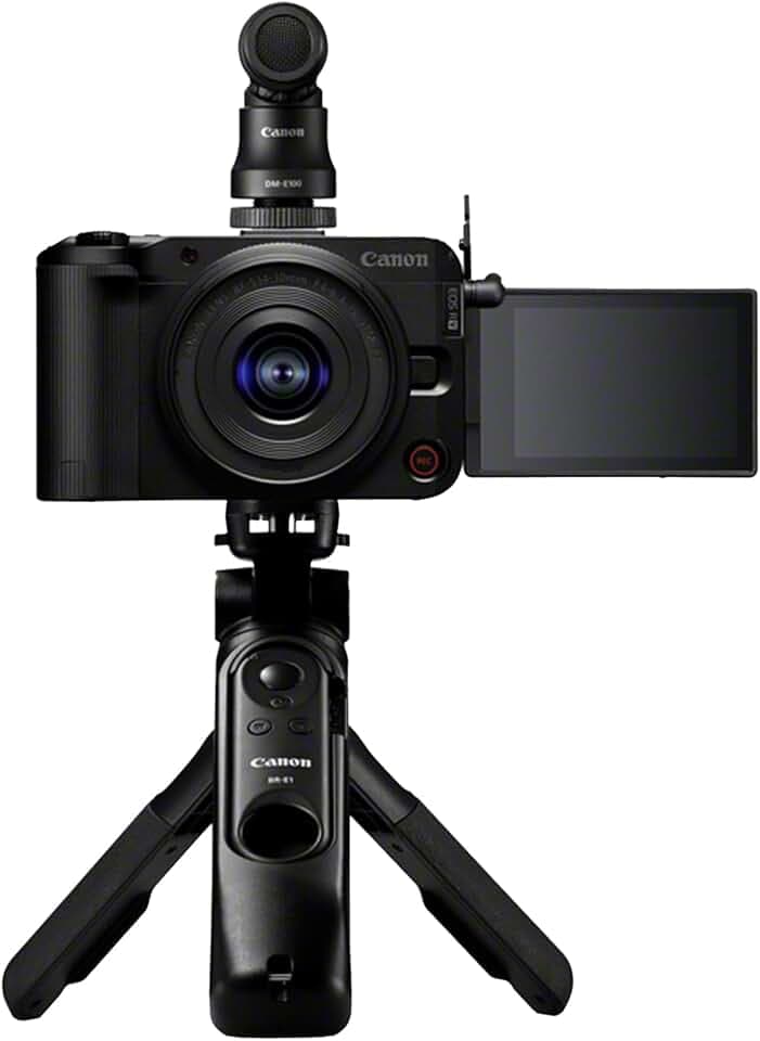 Canon EOS R50 V Content Creator Kit – Vlog-Kamera, kompatibel mit Canon RF-Objektiven | Content Creator Equipment für Vlogging & Reisen | Bluetooth-fähig