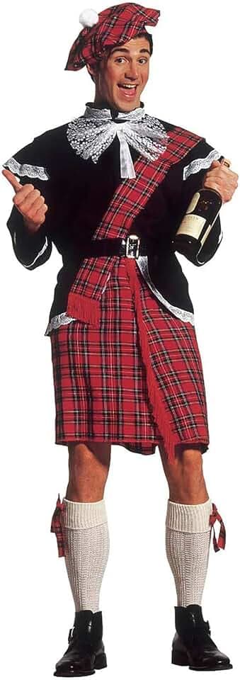 W WIDMANN MILANO Party Fashion - Kostüm Schotte, Kilt, Schottenrock, Faschingskostüme