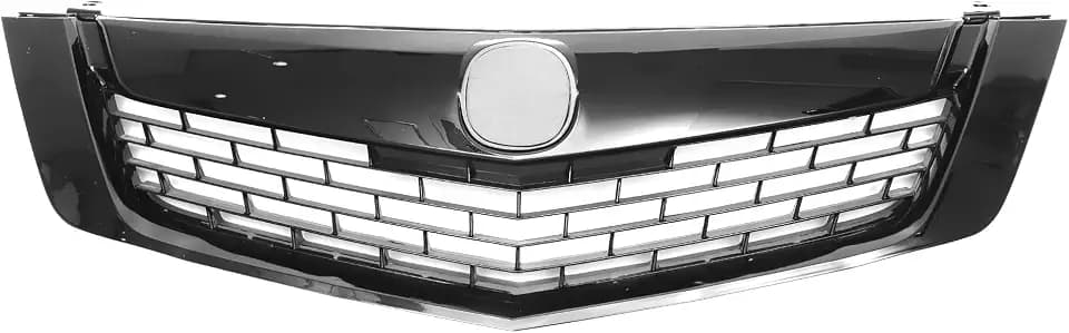 X AUTOHAUX Black Front Upper Hood Bumper Grille for Acura TSX 2009 09 1pcs
