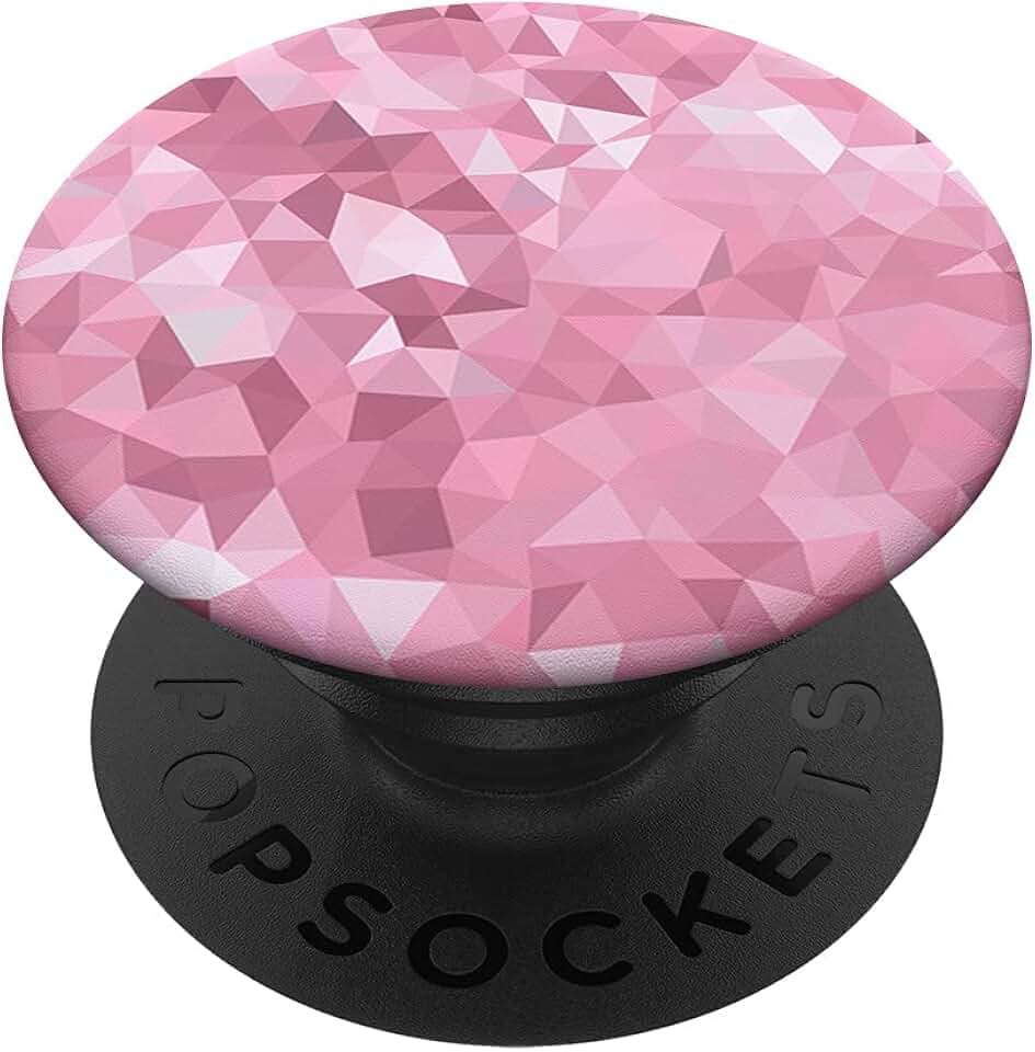 Cool Modern Pink Ombre Gradient Geometric Pattern PopSockets Swappable PopGrip