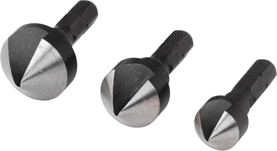 wolfcraft 3-tlg. Kegelsenker-Set 12/16/19 mm - Made in Germany