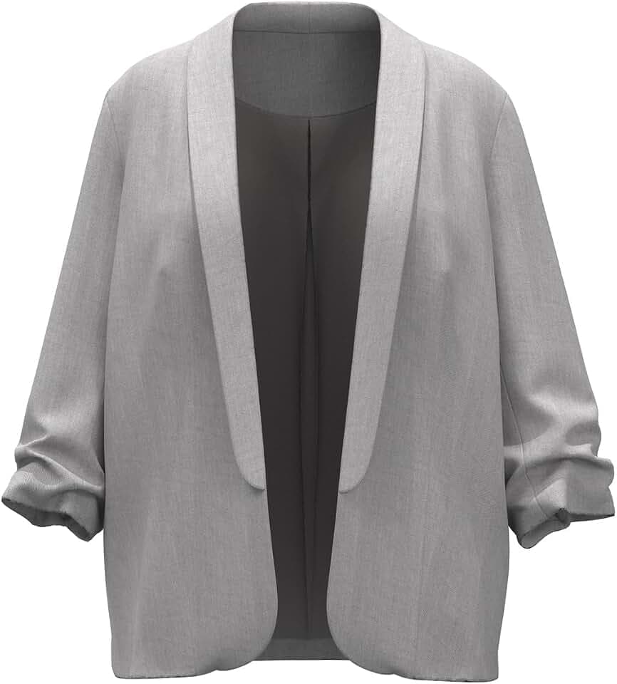 PIECES Damen Pcbosella 3/4 Blazer Noos Qx