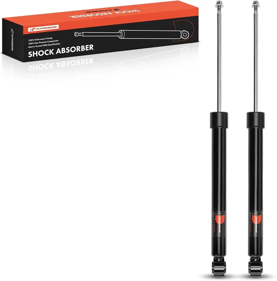 A-Premium Rear Shock Absorbers, Set of 2 - Compatible with Honda