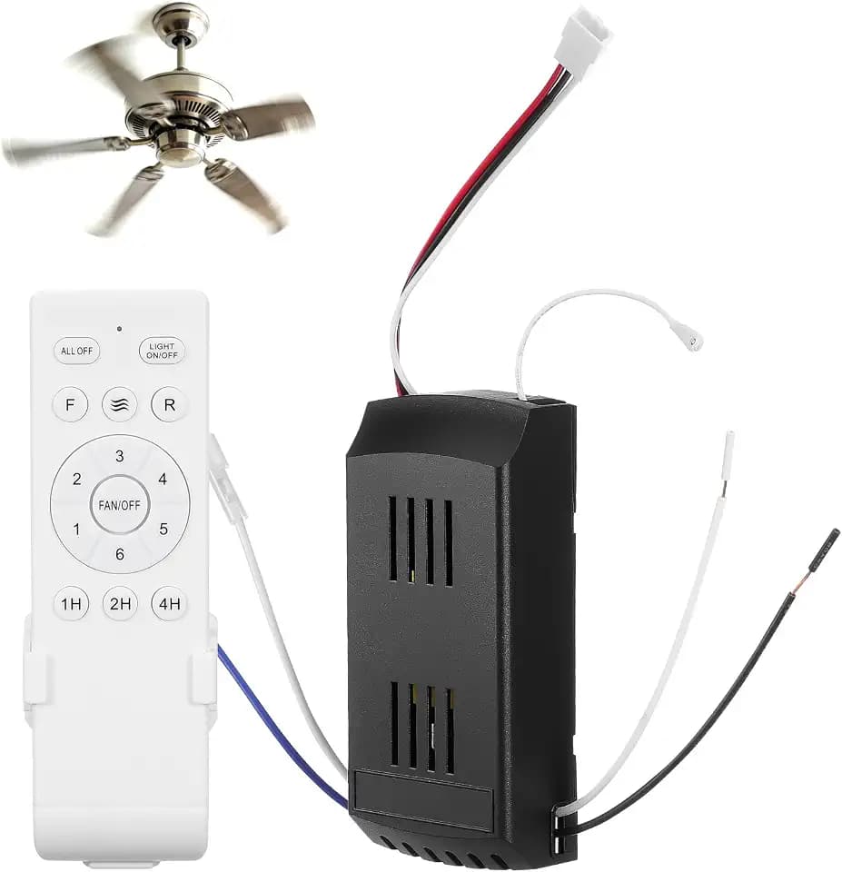 Sewroro 1 Set Dc Motor Speed Controller with Wireless Remote for Ceiling Fans and Fan Lights Variable Speed Electric Motor Controller for Home Use