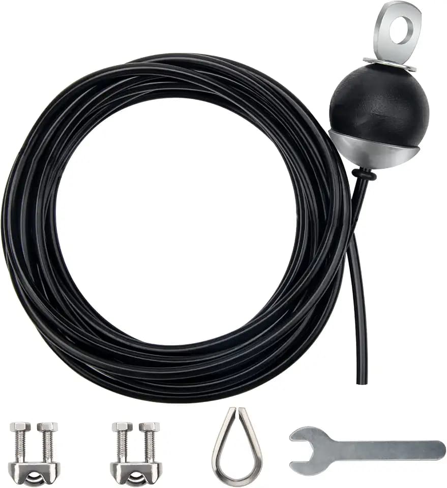 Fitness Pulley Cable 196 in, Adjustable Home Gym Cable Replacement