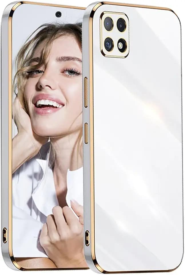 Handyhülle für Samsung Galaxy Note 10 Lite / A81 Hülle Original, Mädchen Galvanisierte Kameraschutz Weich TPU Silikon Schutzhülle Ultra Dünn Case Stoßfeste Hülle Samsung Note 10 Lite / A81 Weiß