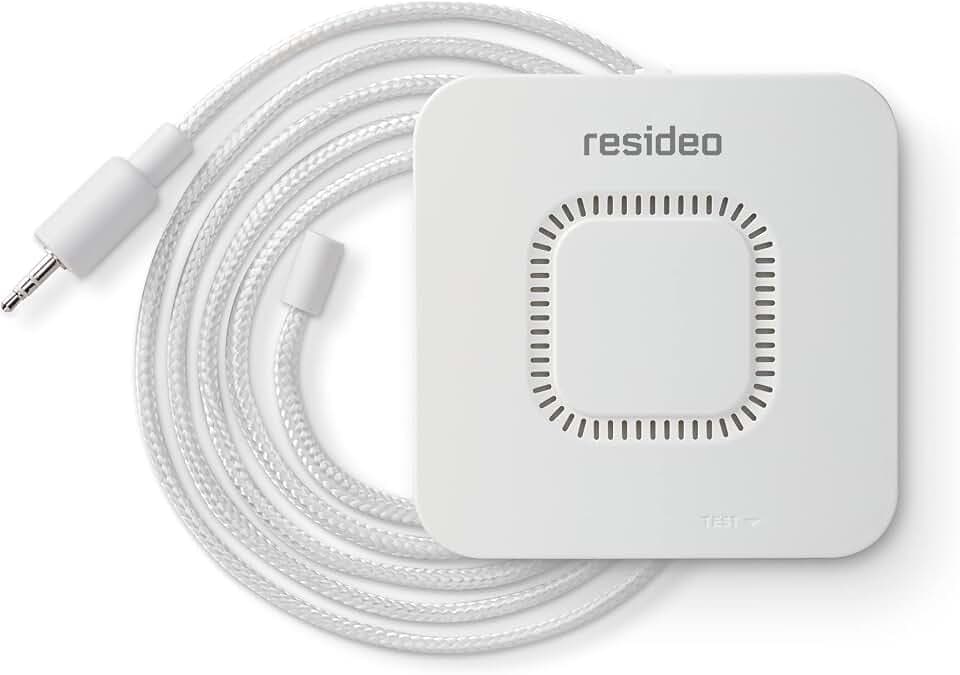 Honeywell Home RWD42/A Water Defense Water Leak Alarm with Sensing Cable, Rwd42 , White