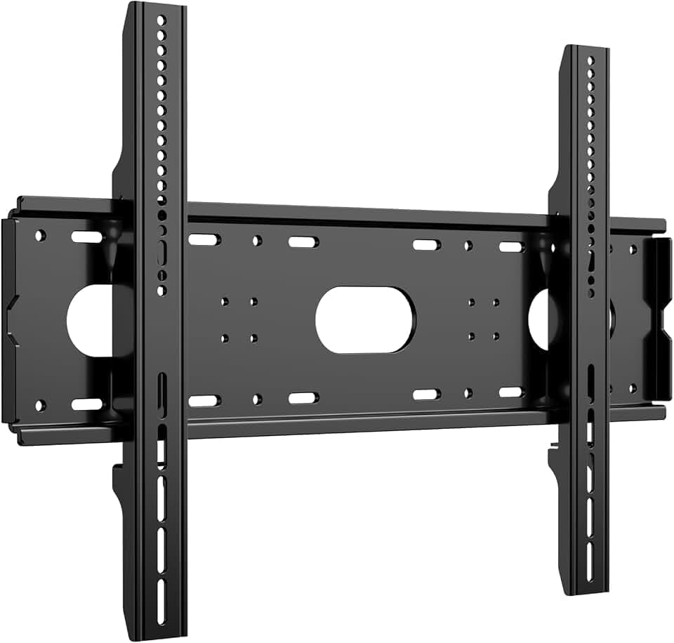 TV Wandhalterung Fest für 42-90 Zoll Flach Biegbar Schwerlast Fernseher oder Monitor bis zu 100kg Max VESA 750x500mm 77 85 86" Universelle Kompatibilität Ultra Dünn Befestigung TV Halterung