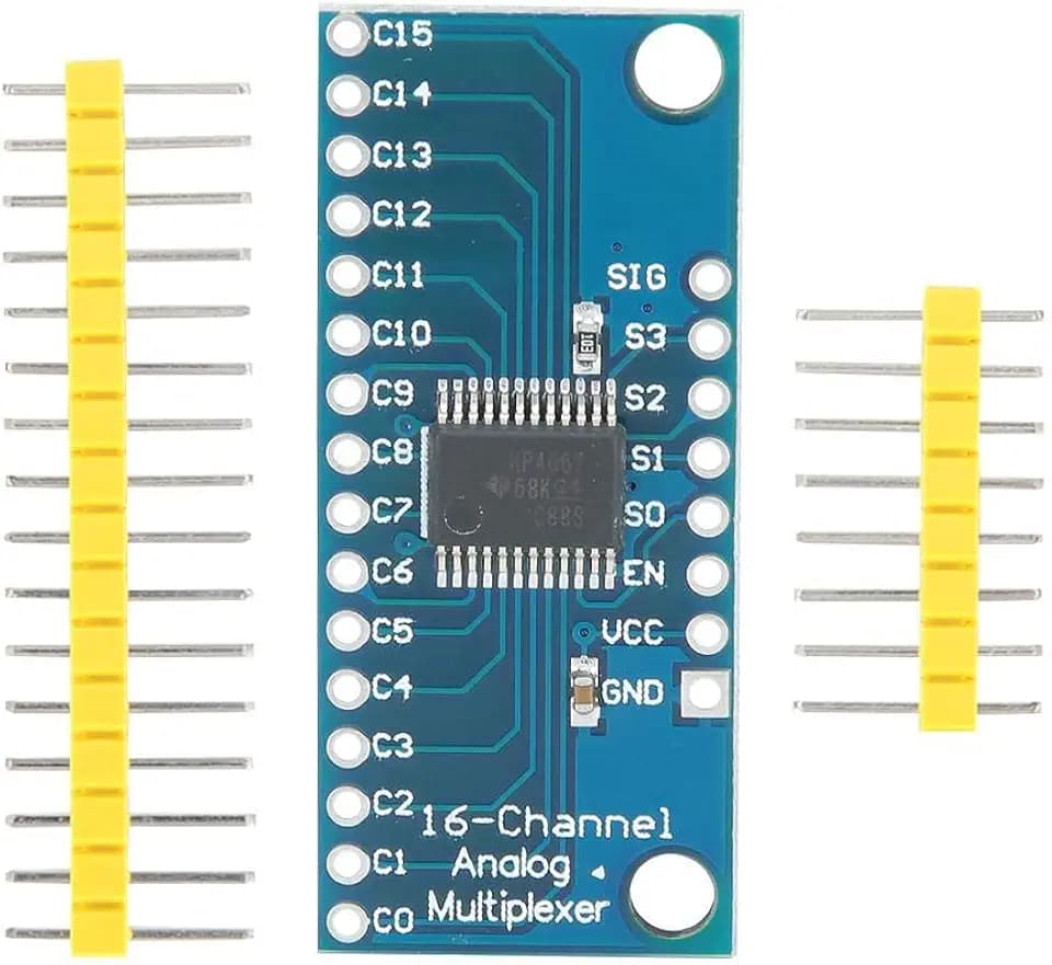 Tangxi 10 STÜCKE CD74HC4067 High Speed CMOS 16-Kanal Analog Digital Multiplexer Demultiplexer Breakout Modul für Arduino
