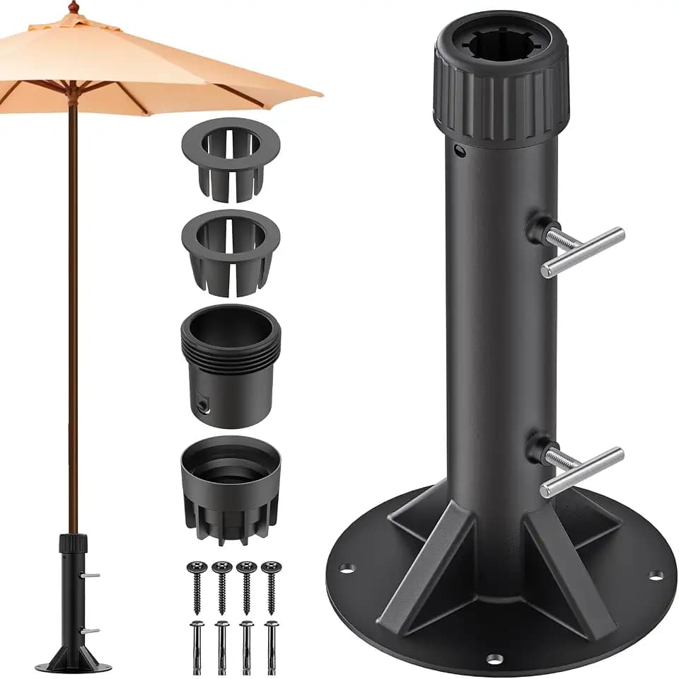 Patio Umbrella Stand Base for Umbrella Poles up to 2"