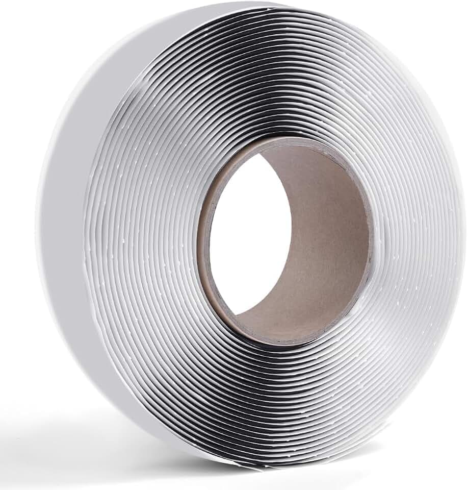 flintronic Butyl Klebeband, 5CM(B) x 10M(L) Butylrundschnur Schwarz, Dichtband Selbstklebend,