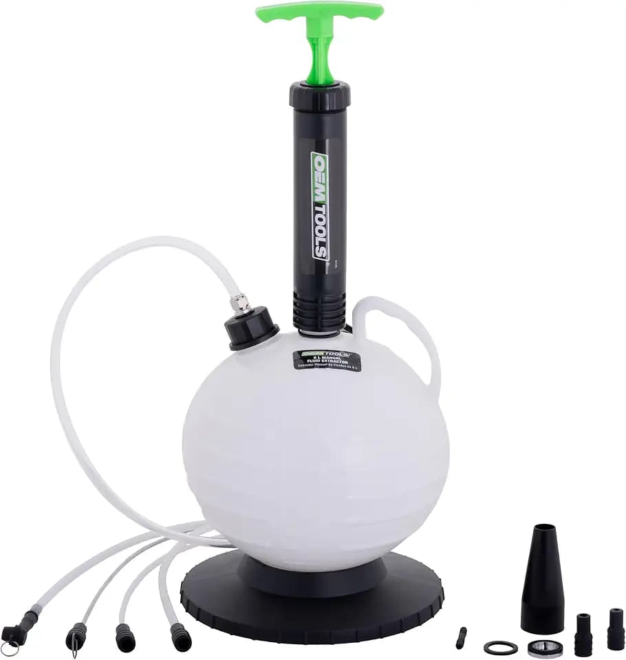 OEMTOOLS 87246 6L Oil Extractor Pump with 20 Inch Brake Bleeder Hose