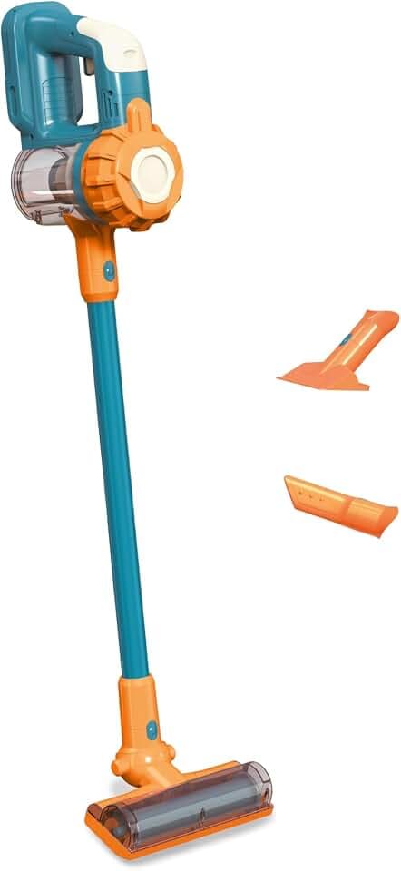 Teorema 3-in-1 kabelloser Staubsauger mit echten Funktionen, Spielzeug für Kinder