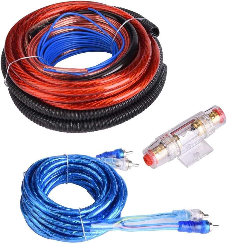 für Audio-Verstärker-Kabel-Kits, 4-Gauge-2800-W-Auto-für Audio-Subwoofer-Verstärker-Lautsprecher Installation Kabel Kabel-Kit Sicherungsanzug