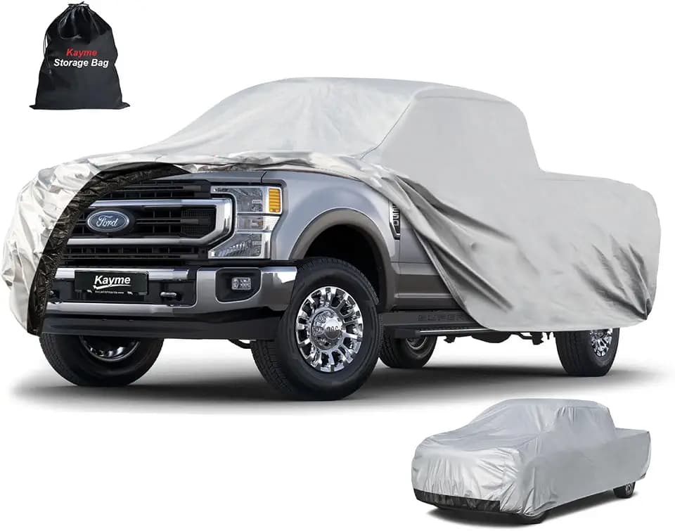 Kayme Truck Cover Waterproof All Weather See Vehicle Size Chart, Size T7