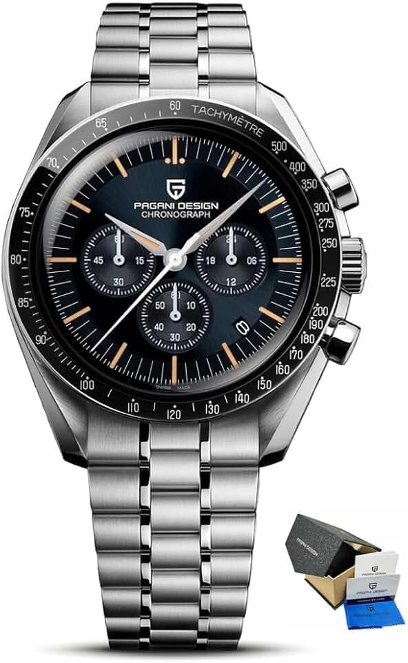 Pagani Design 1701 Men's Watch, Chronograph, VK63 Japanese Quartz Movement,