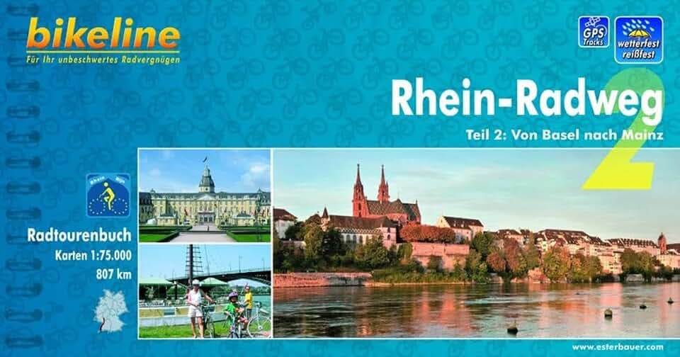 bikeline Radtourenbuch, Rhein-Radweg Teil 2: Von Basel nach Mainz, wetterfest/reißfest