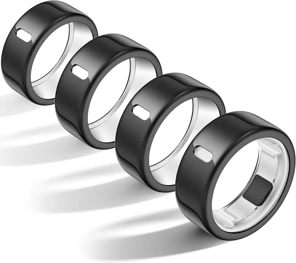 4 Pack Metallic Cover Compatible with Oura Ring Gen 4/3 Heritage/3 Horizon