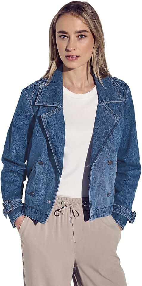 Street One Damen Kurze Jeansjacke