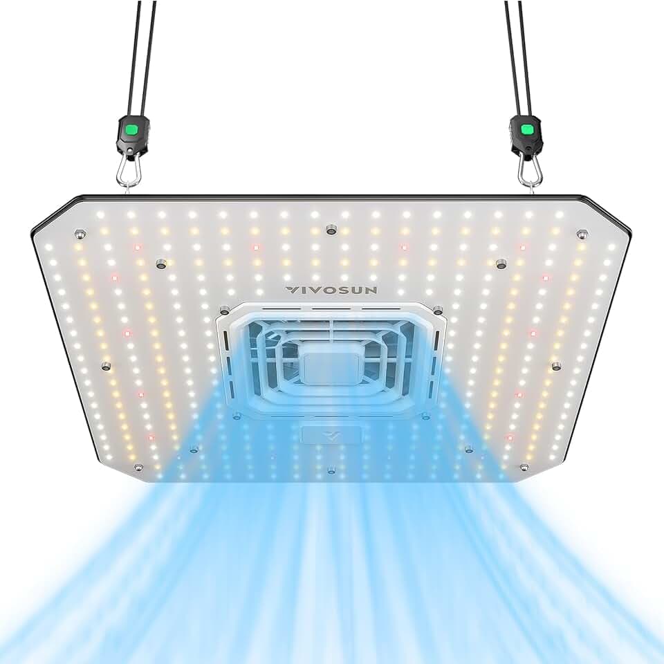 VIVOSUN AeroLight SE 100W Pflanzenlampe mit Integriertem Ventilator