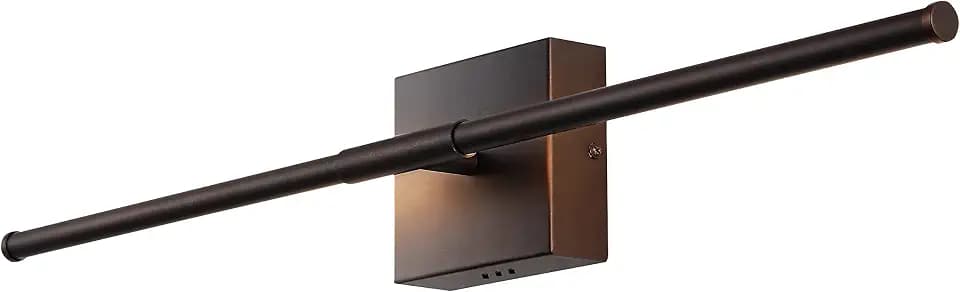 JONATHAN Y Makena 28" 1-Light LED Wall Sconce, Oil Rubbed Bronze