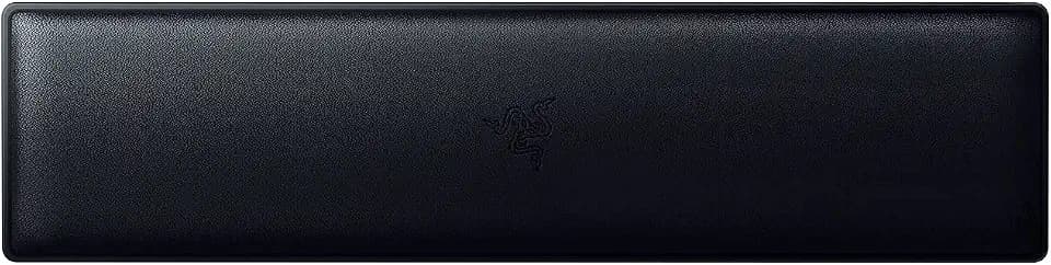 Razer Ergonomic Wrist Rest Tenkeyless - Ergonomic Leatherette Keyboard Wrist Rest (Plush Leatherette Cushion, Anti-Slip Rubber Feet, Compatible with Tenkeyless Keyboards) Black