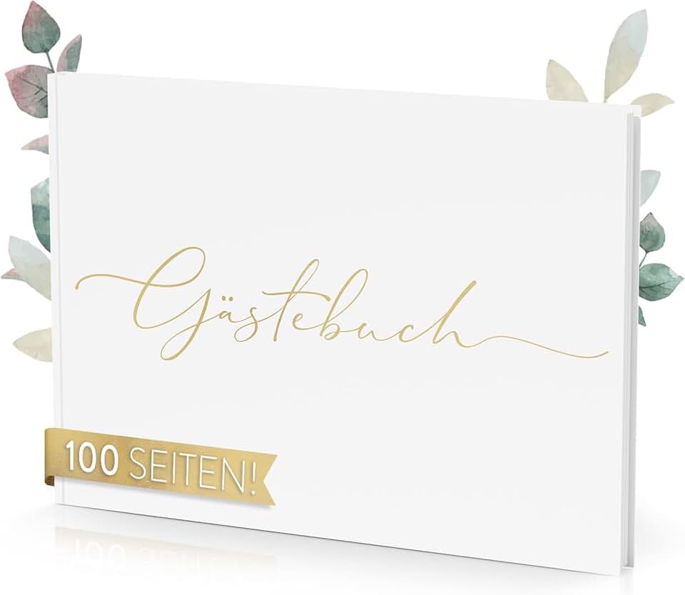 Gästebuch - für Hochzeit, Geburtstag, Babyparty, Ferienwohnung etc.