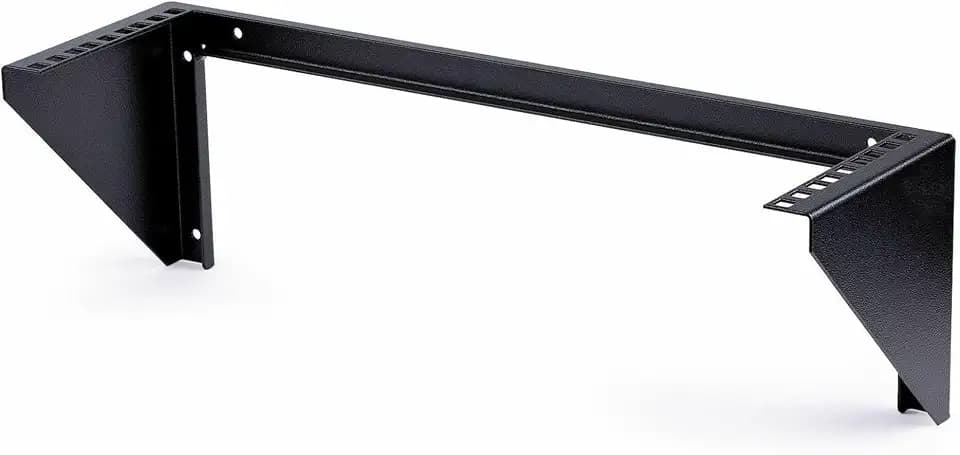 StarTech 3U Vertical Wall-Mount Rack Bracket, 19in, 150lb, TAA (RK319WALLV)