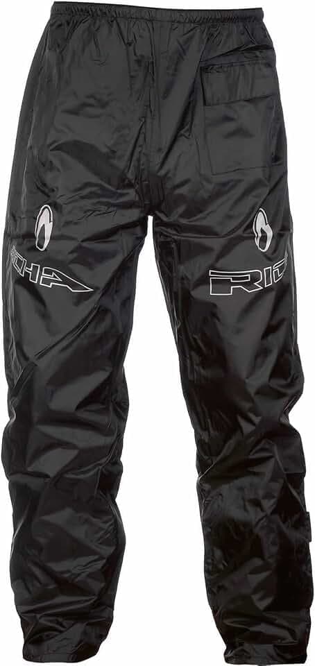 Richa Rain Warrior Mens Motorbike Motorrad Hose schwarz