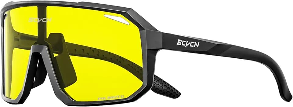 SCVCN Night Vision Driving Glasses Polarized Yellow Lens Women Men S62