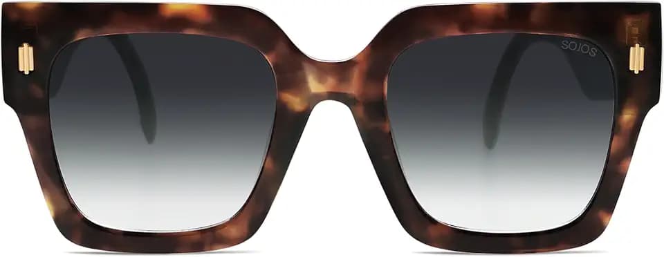 SOJOS Oversized Sunglasses for Women Thick Big Square UV400 Shades SJ2194