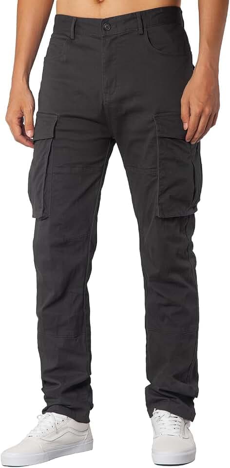 ITALYMORN Herren Hose Cargohose