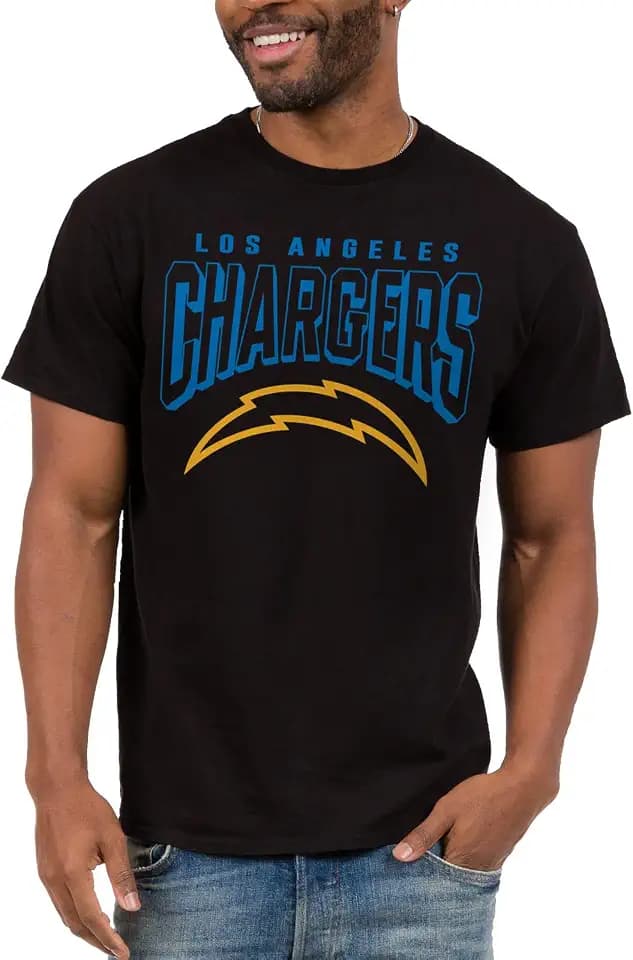 Junk Food Clothing x NFL - Bold Logo - Short Sleeve Fan Shirt for Men and Women - Officially Licensed NFL Apparel