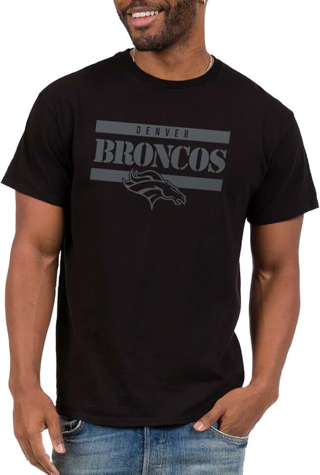 Junk Food NFL - Stencil Block Adult SS T-Shirt