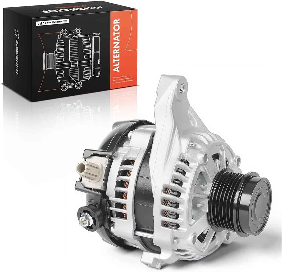 A-Premium Alternator, 12V 125A 6-Groove Clutch Pulley Clockwise