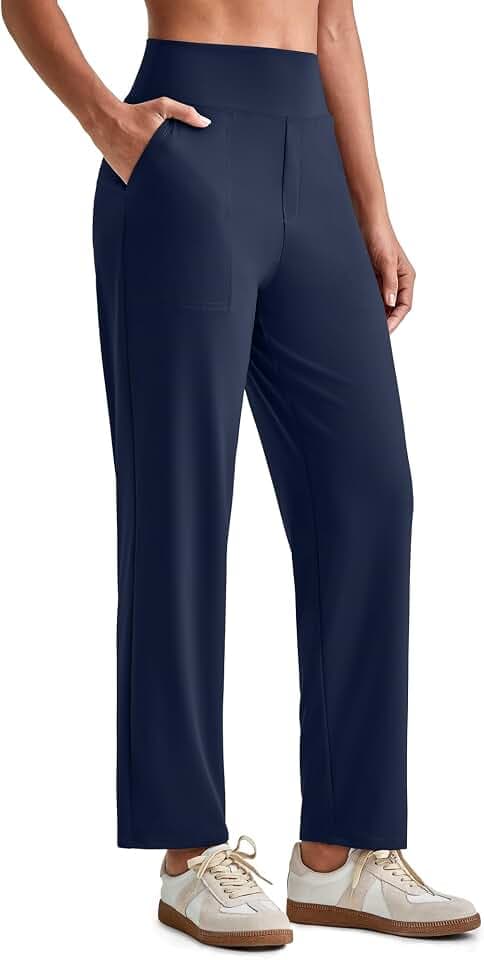 G4Free Jogginghose Damen 7/8 Lang Sporthose Schwarze Freizeithose